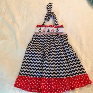 Banana Split smocked dress